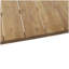Table basse d'extérieur en bois d'acacia, brun clair, H 14 po x l 23,5 po x L 39,5 po