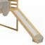 Structure de lit mezzanine en bois pleine grandeur avec tente - L 78,1 po x l 99,9 po x H 73 po, aucun sommier requis, support solide-1596597125
