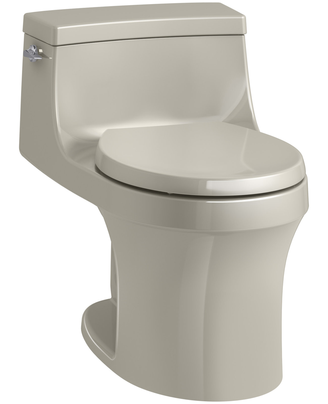 San Souci 1-Piece Round Toilet, Sandbar