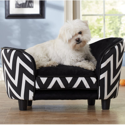 Chevron Orthopedic Polyester Pet Bed