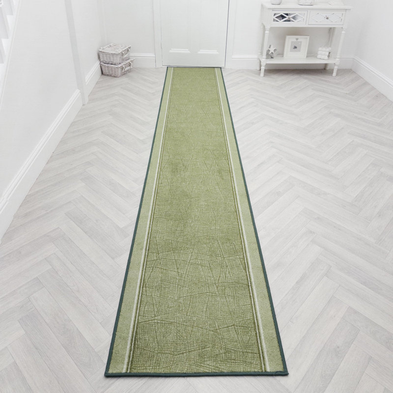 Runner Abstract Machine Tufted Area Rug, Runner 100 x 420cm