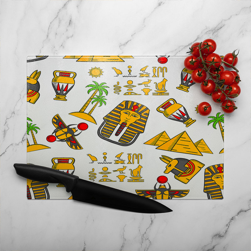 Egypt Glass Chopping Board