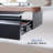 VIVO Black 16" Pull Out Under Desk Storage Drawer with Built-in Power Strip