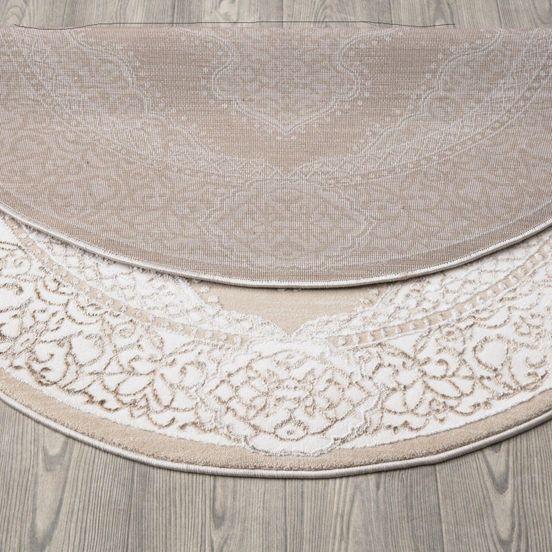 Bracha Floral Area Rug, Round 120cm
