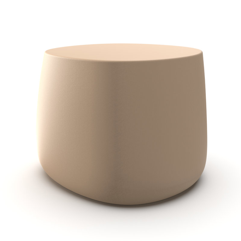 Stone Low Table, Camel