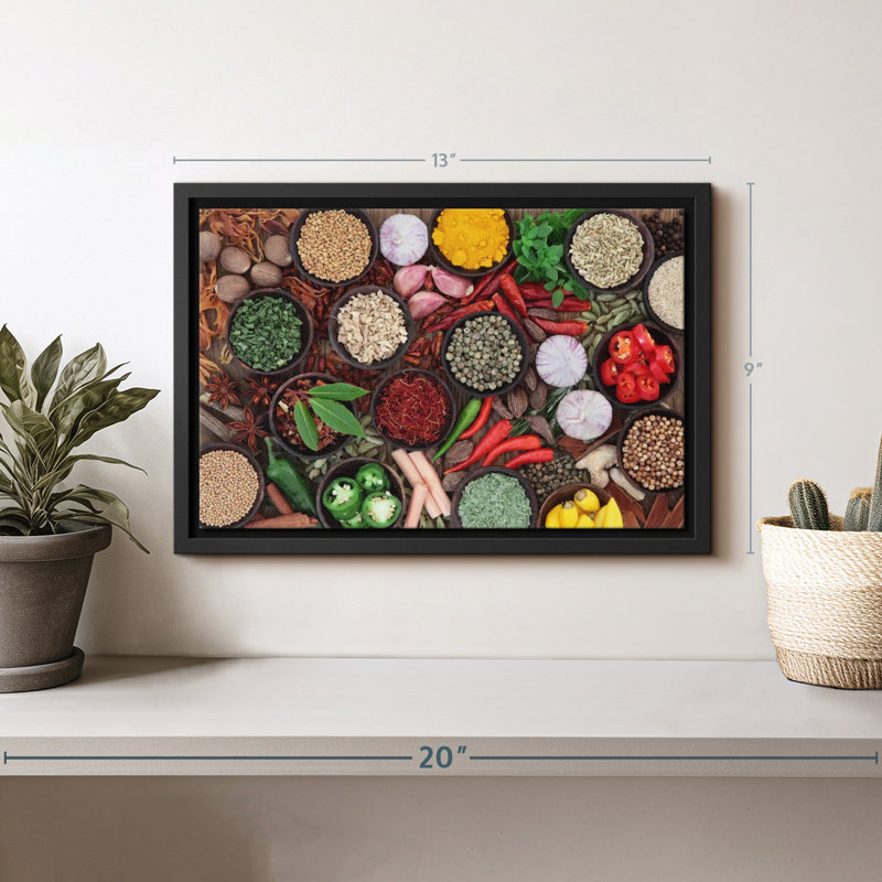 Impression sur toile Fresh Spices, H 13 po x l 9 po
