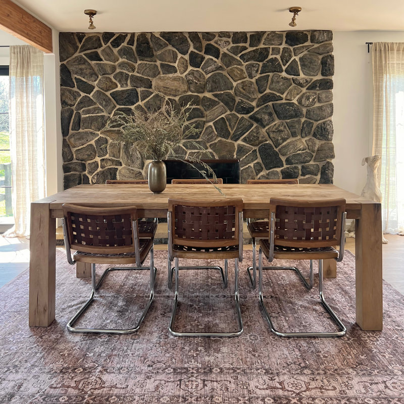 Boughton Myrtle Vintage Machine Washable Area Rug, Rectangle 5' x 8'