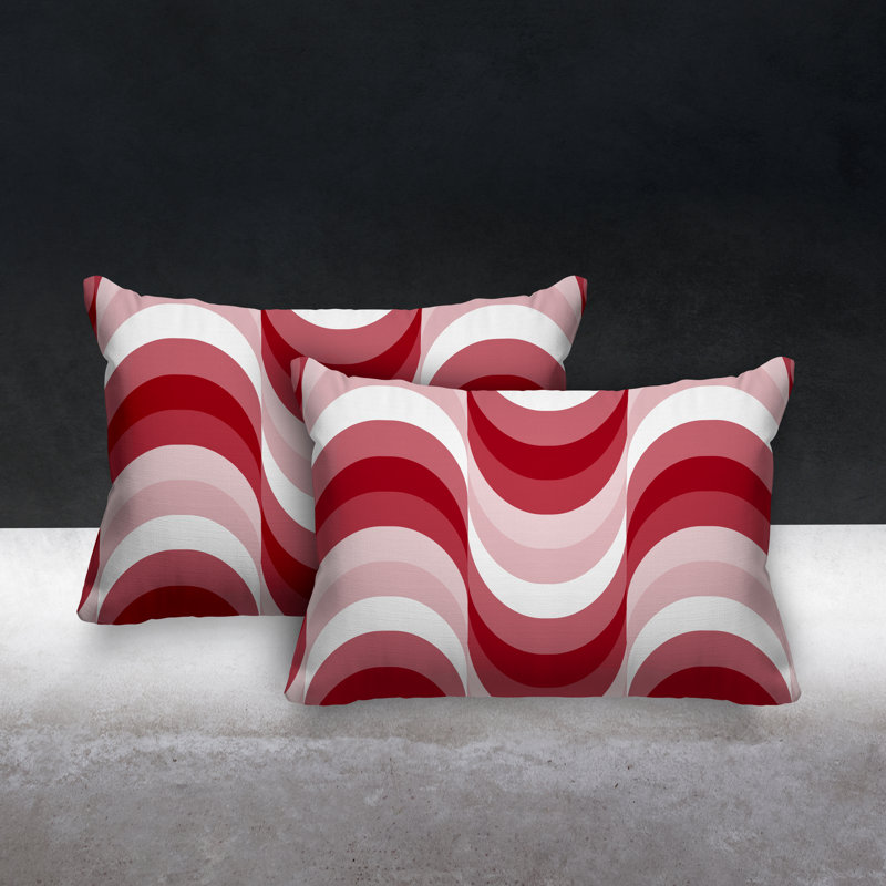  Coussin intérieur / extérieur Lumbar, Rouge