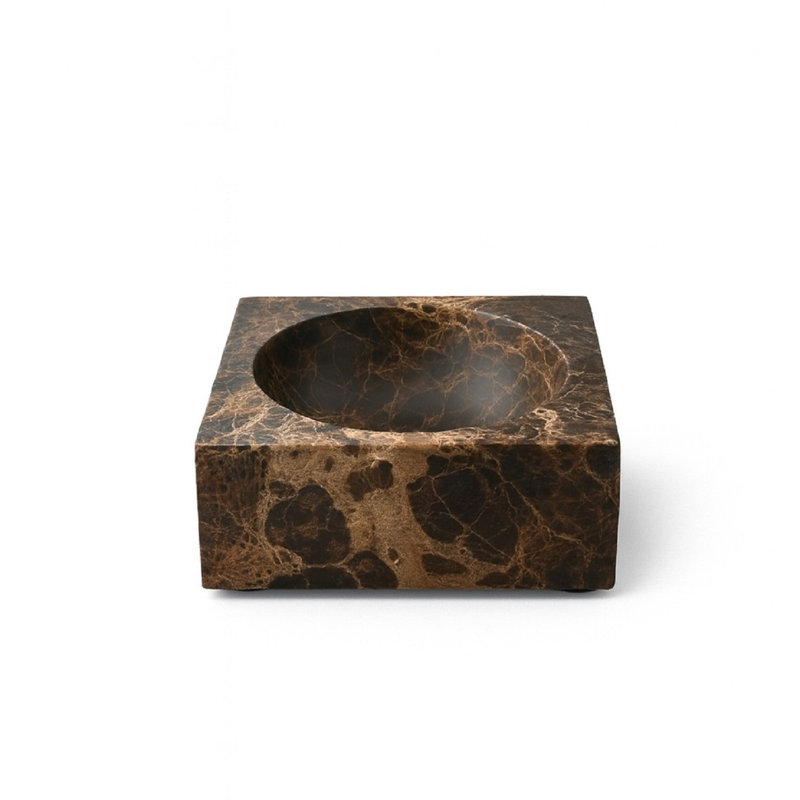 Montana Brown Emperador Sq. Bol Lg., H 2,5 po x l 6 po x P 6 po