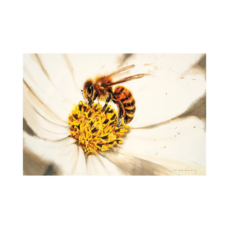 Honey Buzz by Soo Beng Lim - Wrapped Canvas Gallery-Wrapped Canvas Giclée, 66.04 cm H x 45.72 cm W x 3.175 cm D