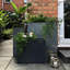Frostproof, Concrete Effect Garden Planter Pot with Drainage Holes-535765675-535766861