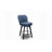 MINCETA 360° Swivel Bar Stools Set of 2, 26 Inch Counter Height Bar Stool with Shell Backrest, PU Leather Upholstered Bar Chair with with Footrest, for Kitchen Island, Home Bar, White-1176753368