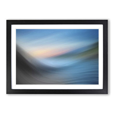 Blue Abstract 12 Framed - Framed Print