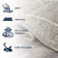 Tapis gris / ivoire Saross-401125729