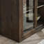 Bradley Oak Wood 2Dr Cabinet Cocoa Brown