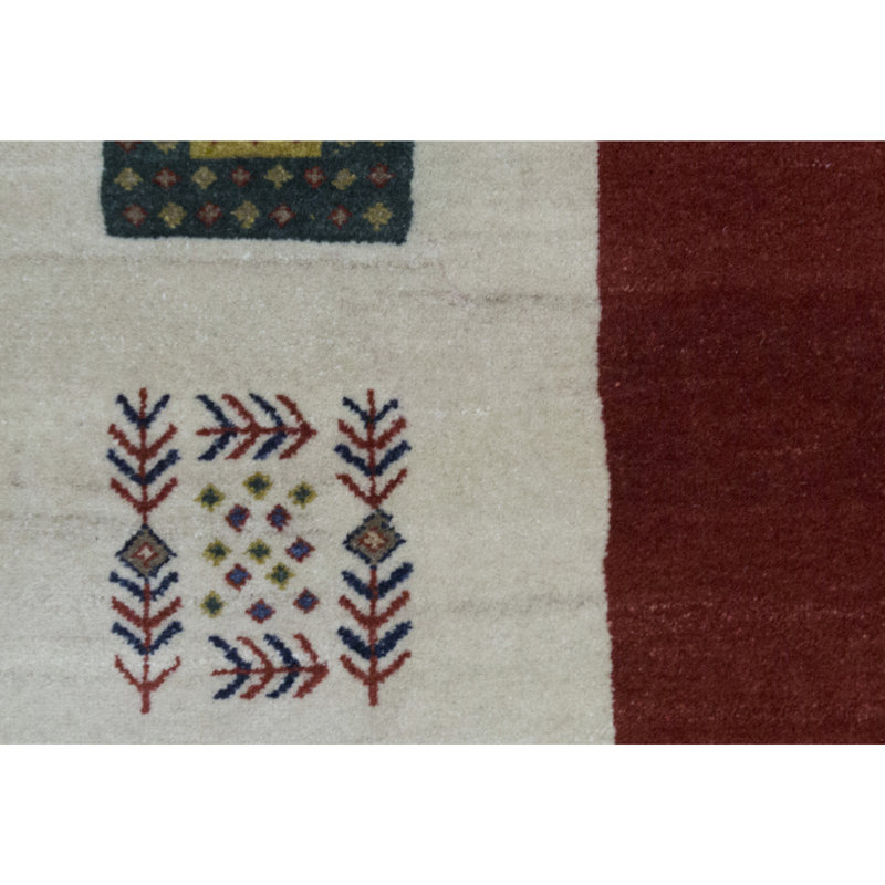 Hand-Knotted High-Quality Red Area Rug