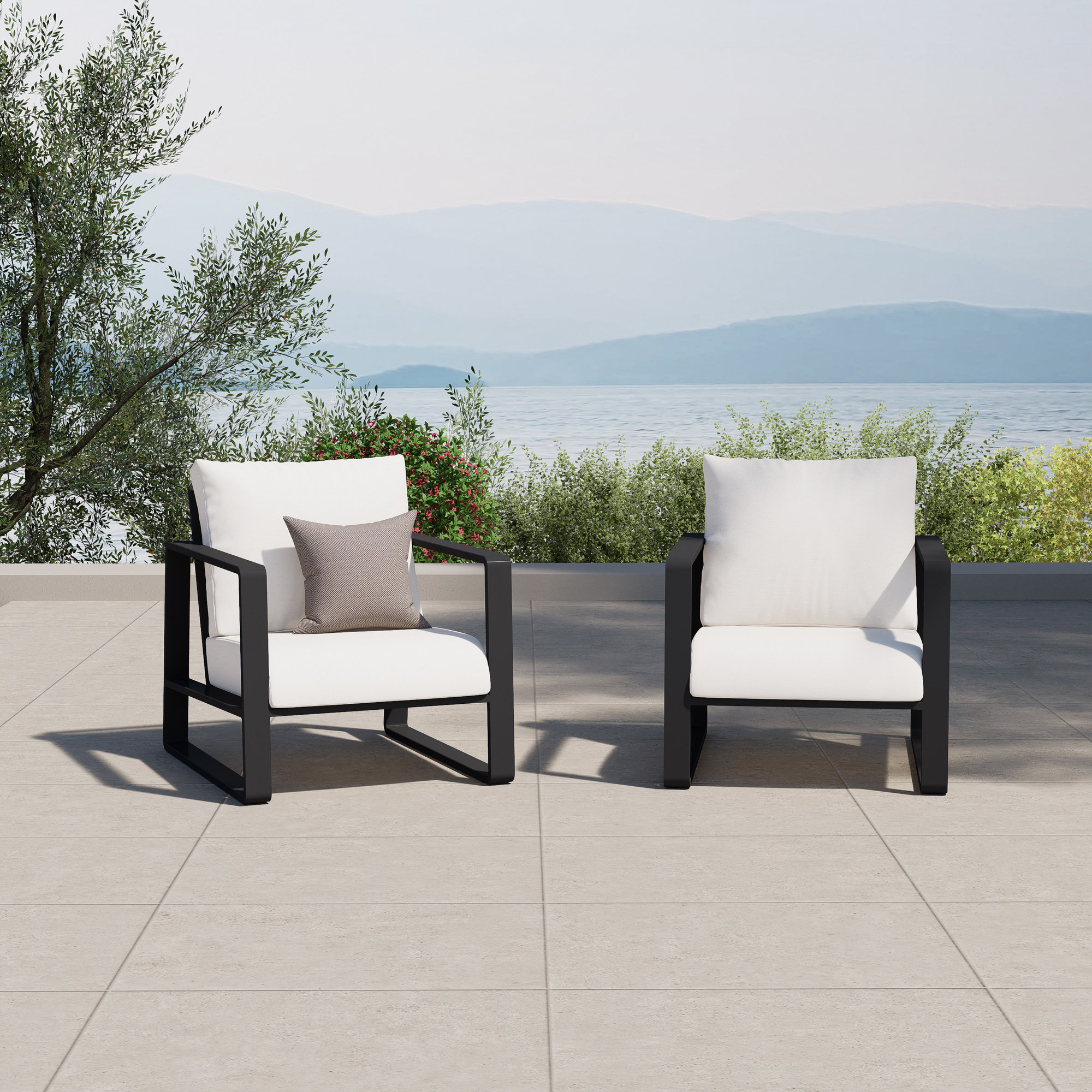 Metal Outdoor Lounge Chair