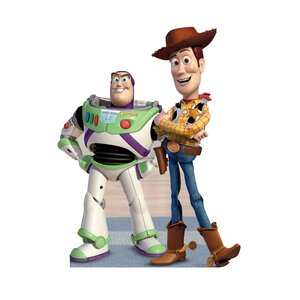 Buzz and Woody A Toy Story Standup (2 standup cutouts)