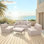 Deko Living 4 Place Seating  Beige Outdoor Compression Foam Sofa and Table Set