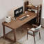 Bureau d'écriture rectangulaire en bois massif brun noisette-118374748-118374746
