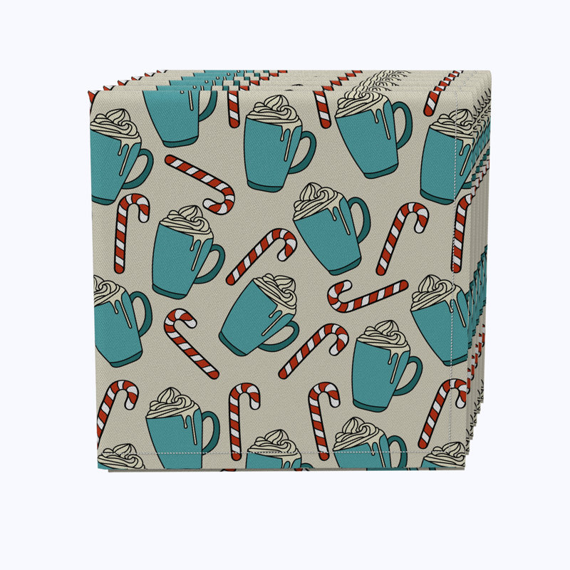 Ellyona 100% Cotton No Pattern Square Napkin