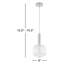 Luminaire suspendu sphérique 1 lumière Kumi