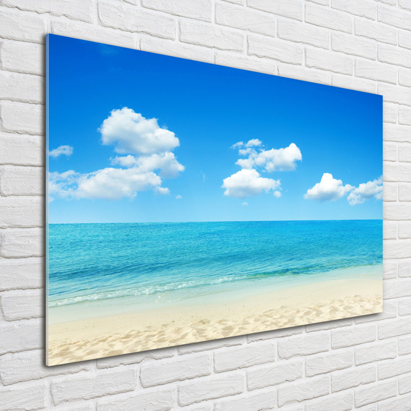 Paradise Beach - No Frame Print on Glass