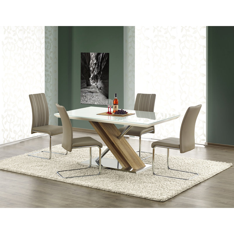 Ailyn Glass Top Dining Table