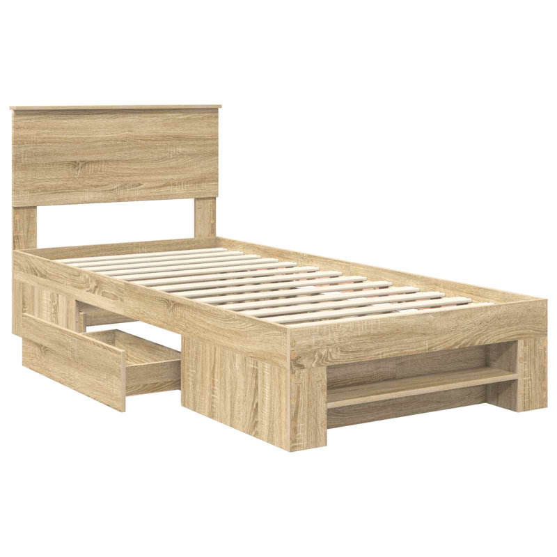 Bed, Sonoma Oak, Small Single (2'6)