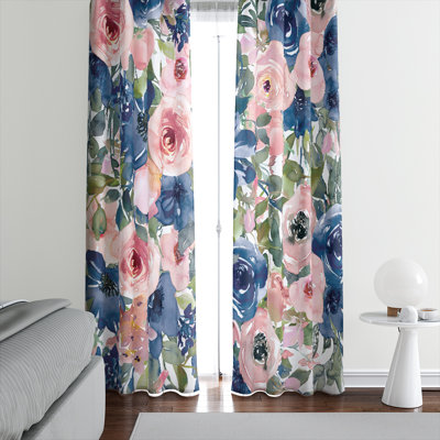 Semi Sheer Curtain Pair