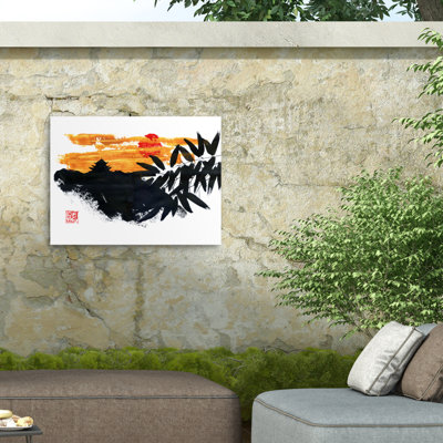 Péchane Temple In Sunset Outdoor  Canvas