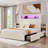 Smart Upholstered Bed Frame-832455547-832455546