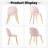 Velvet Upholstered Stacking Side Chair-748443229