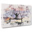 Aerialist Gymnastics At Sunset - Wrapped Canvas-56644706