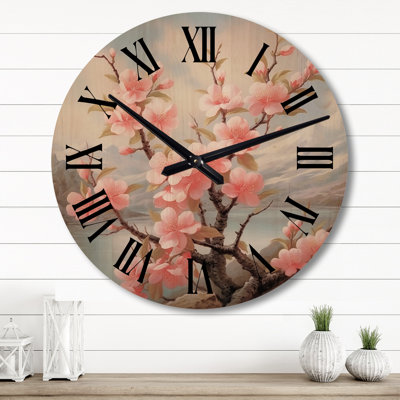 Horloge murale Peach Blossom