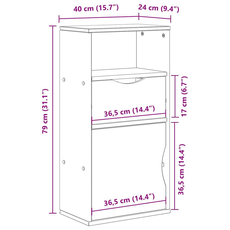 Sturmius Rectangle Accent Cabinet, Brown
