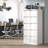 5 Drawer Vertical Metal File Cabinet with Lock for A4/Letter/Legal Storage Cabinet for Home Office-149408578
