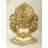 7" Brass Pratyangira Devi Atharvana Bhadrakali Puja Lamp – Handmade Hindu Goddess Altar Decor, Spiritual Ritual & Home Sacred Space Accent