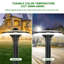 Lampadaire DEL extérieur 150W 21000LM 3000K4000K 5000K réglable avec photocellule