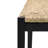 44.5" Wide Farmhouse Style Solid Wood and Natural Seagrass Bench-116400343