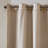 Knitted Jacquard Damask Total Blackout Grommet Top Curtain Panel, Single Piece, Heavyweight Fabric For Maximum Privacy And Light Blockage-1652506333-1652506332