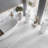 10.9 x 12.5 Bianco Carrara, Bardiglio Marble Mosaic Tile