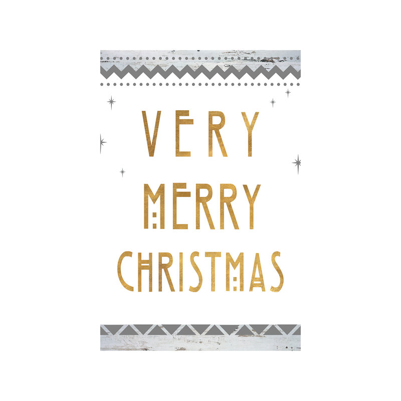 Very Merry Christmas by Anna Quach - Wrapped Canvas Print, 66.04 cm H x 45.72 cm W x 1.91 cm D
