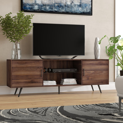 Bulhary 70" 2-Door TV Stand for TVs up to 80" by Wade Logan