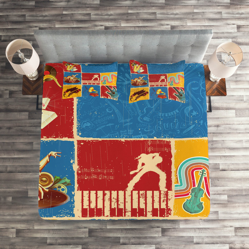 Music Traditional Coverlet