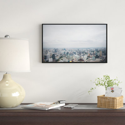 " Panoramic Aerial View of Big City " Print