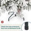 Mince arbre de Noël floqué avec pommes de pin-928758234