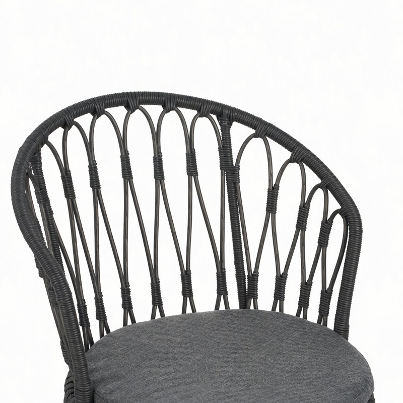 Chaise Tavon, 2 pièces avec 2 coussins