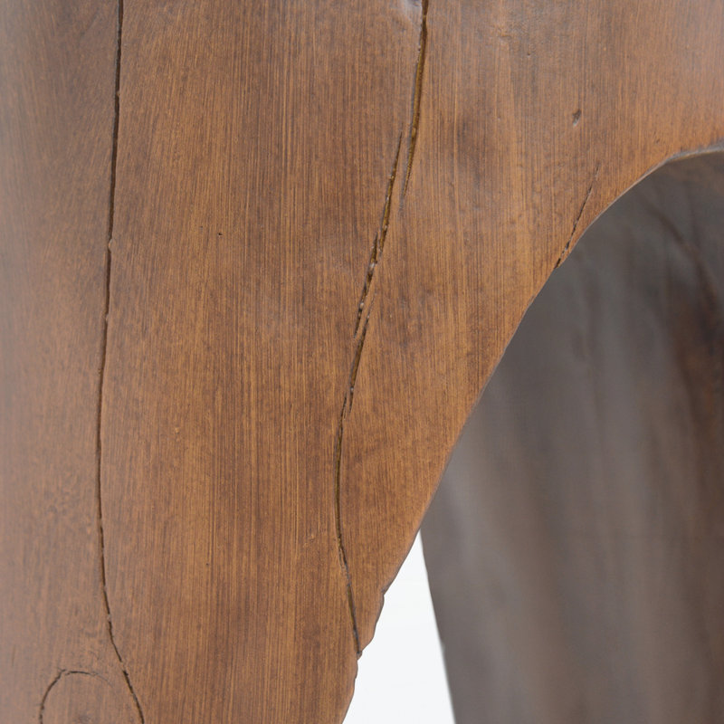 Outdoor Side Table, Antique Brown