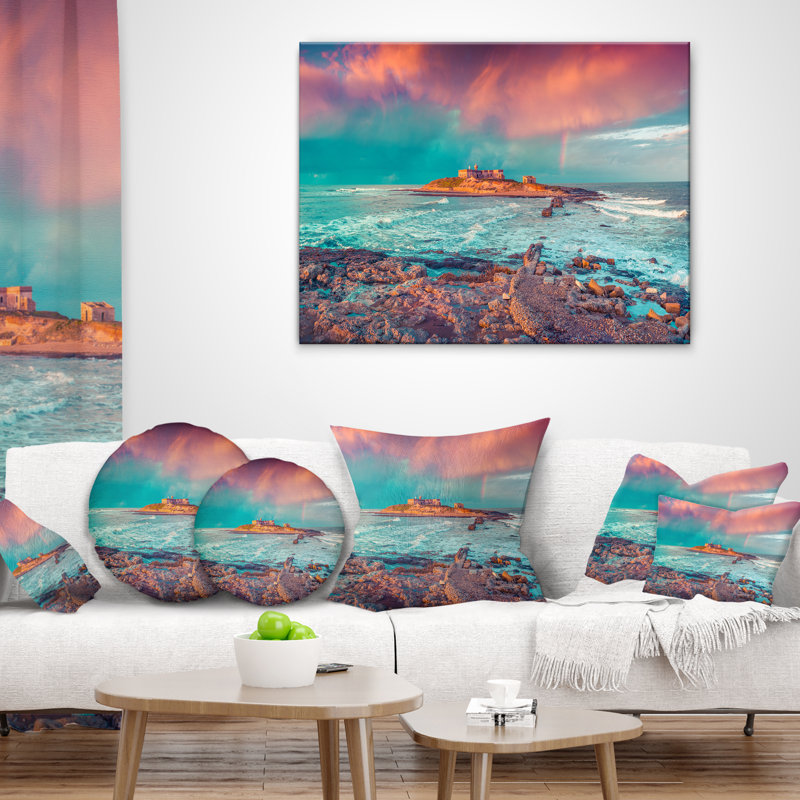 Coussin Waters in Spring, H 18 po x l 18 po